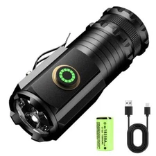 99000LM Most Power LED Tactical Flashlight USB Rechargeable Camping Work Lamp