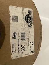 Techflex Flexo PTN2.00BK 2" PET Expandable Braided Cable Sleeve, Black