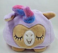 Reversible Purple Pink Unicorn Walgreens Plush 4" X 6" X 4.5" Very Soft