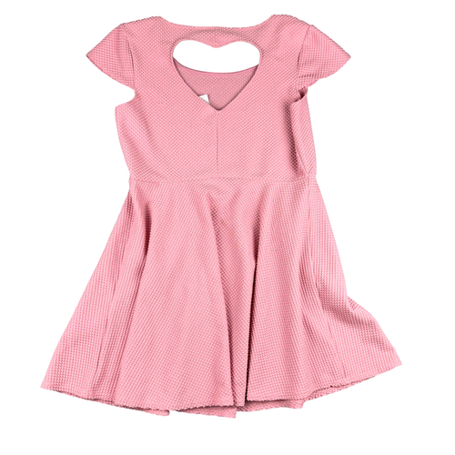 NO BOUNDARIES Kleid Damen Extra Extra Large Rosa Herz Rücken Kurzarm