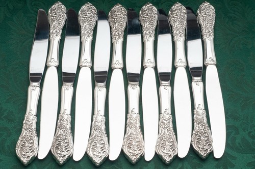 Florentine Lace by Reed & Barton 67 pc. Dinner Size set of Flatware w/ Chest - Picture 2 of 8