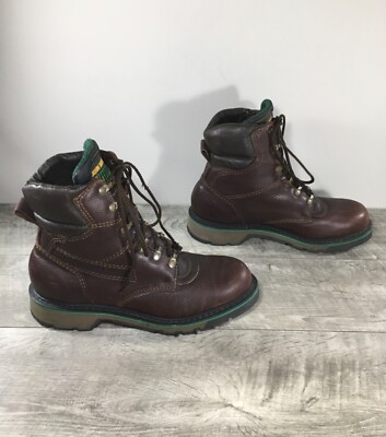 John Deere 50980 Made in USA Soft Toe Work Brown Leather