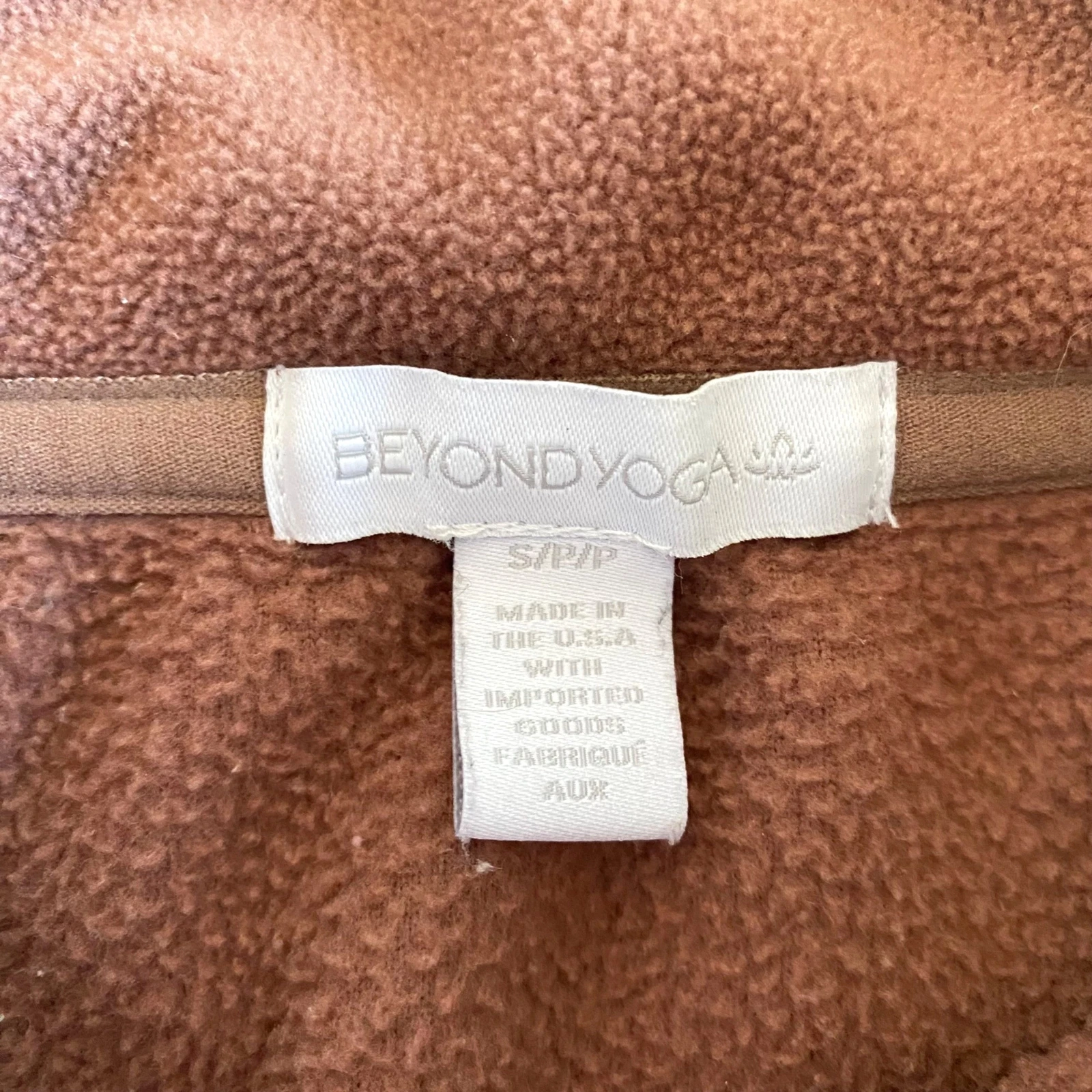 beyond-yoga tranquility fleece pullover athleisure yoga jacket
