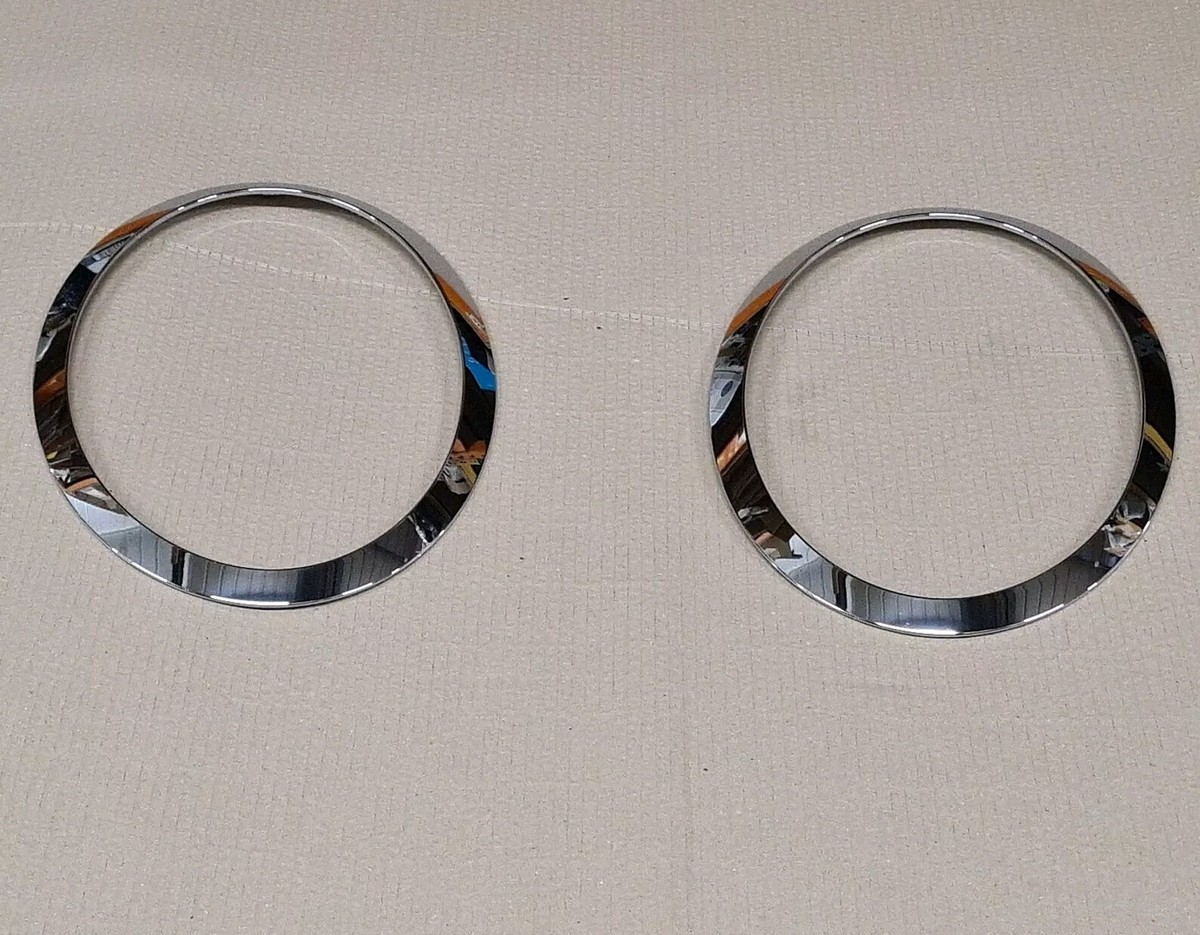 Used Genuine Mini Headlight Chrome Trim – Left Passenger Side, F55 F56 F57 2014-2024
