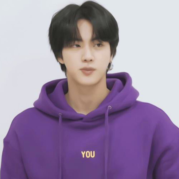 jimin in purple hoodie