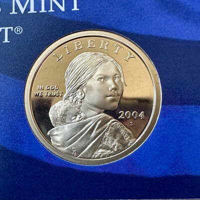2004-S Proof Sacagawea $1 Coin ~~ Choice Gem Beaut~~ Fresh From Proof Set! ~ W08