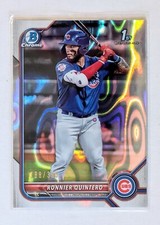 2022 Bowman Chrome Ronnier Quintero 1st Bowman Lava Refractor /399 #BCP-124 Cubs