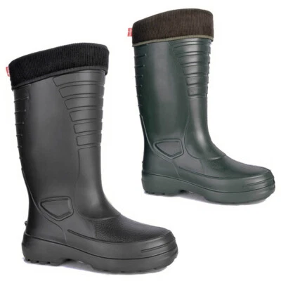 LEMIGO leichte EVA Gummistiefel gefüttert Thermostiefel GRENLANDER 862