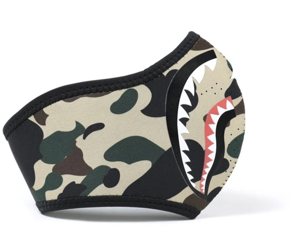 BAPE 1st CAMO SHARK MASK NWT AUTHENTIC RARE WITH ORIGINAL TAGS TUSKEEGEE AIRMEN - Image 3 of 3