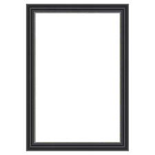 Stylish Black 14 In. X 20 In. Wood Framed Dry Erase Magnetic Memo Board
