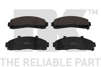 NK Bremsbelagsatz Scheibenbremse 222546 FüR Explorer U2 Ford Mazda Serie UF 4WD