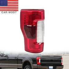 For 2017-2019 Ford F250 F350 Left Lamp Tail Light w/ Blind Spot LED Driver Side