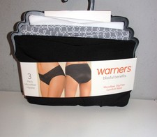 Warners Blissful Benefits Microfiber Hipsters 3 PACK Size 2XL BRAND NEW W TAGS