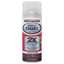 Rust-Oleum 271913 12 Oz. Clear Gloss Acrylic Enamel Auto Body Paint/Primer