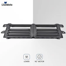 Lower Radiator Shutter Assembly w/Motor For 2020-2023 Chevy Silverado 2500 HD