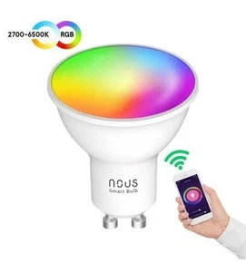 Smart WIFI Bulb RGB GU10, TUYA / smart Life, NOUS P8