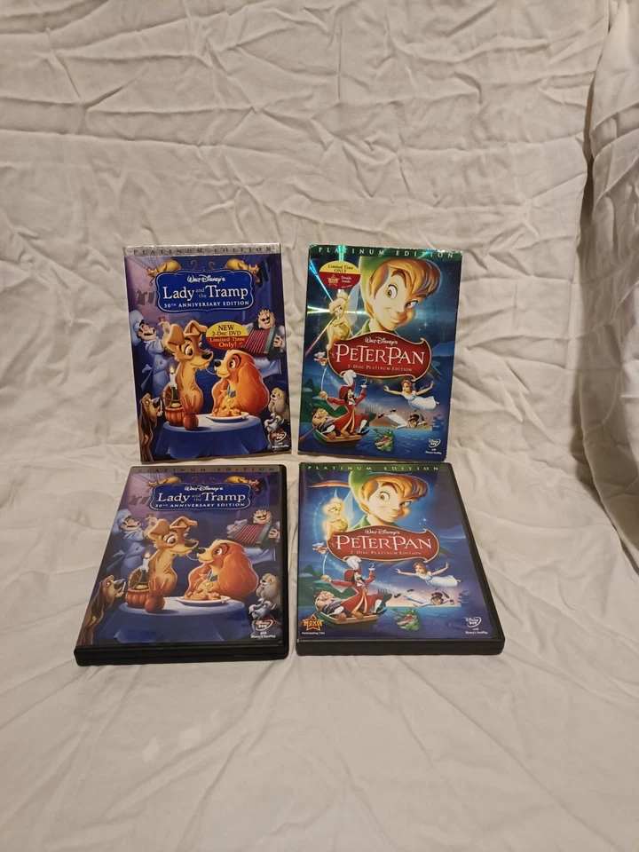 Disney Platinum Editions Peter Pan and Lady and the Tramp DVD's - Image 2 of 4