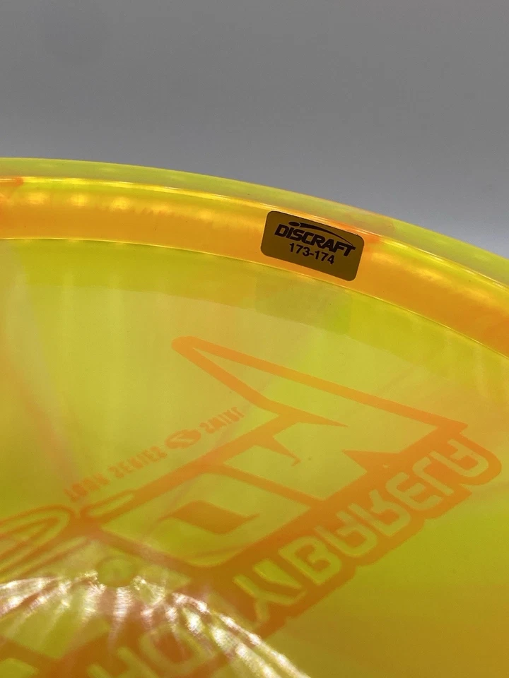 Anthony Barela 2025 Tour Series Discraft Venom Webby Amber 173-174G - Image 2 of 2