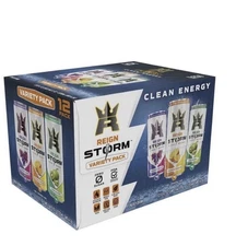 REIGN Storm Variety Peach Nectarine Citrus Fitness Wellness Energy Drink 12 Pack