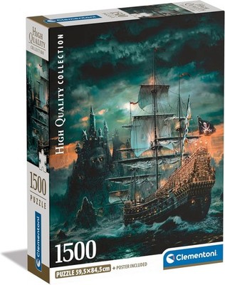 The Pirates Ship 1500 Piece Jigsaw Puzzle