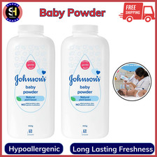 Johnson's Baby Powder 400g Pack of 2 With Cornstarch, Tested By Dermatologists