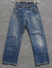 VINTAGE 1960's LEVI'S REDLINE SELVEDGE DENIM JEANS PANTS USA 20x22