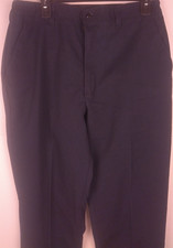 Red Kap Mens Navy Blue Elastic Waist Work Pants Size 33-34. CL