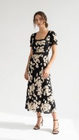 M&S Floral Lace Detail Midaxi Tea Dress RRP £48 | 76JL0840 to 76JL0863