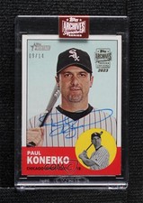 2023 Topps Archives Signature Series 9/14 Paul Konerko Buyback Auto 0gx4