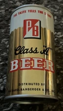 PB CLASS A BEER FLAT TOP BEER CAN HORLACHER ALLLENTOWN PA