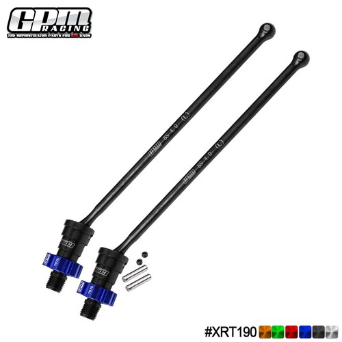 GPM Carbon Steel F/R Driveshaft & 7075 Alloy Hex For TRAXXAS XRT #7895 WideMaxx - Picture 7 of 12