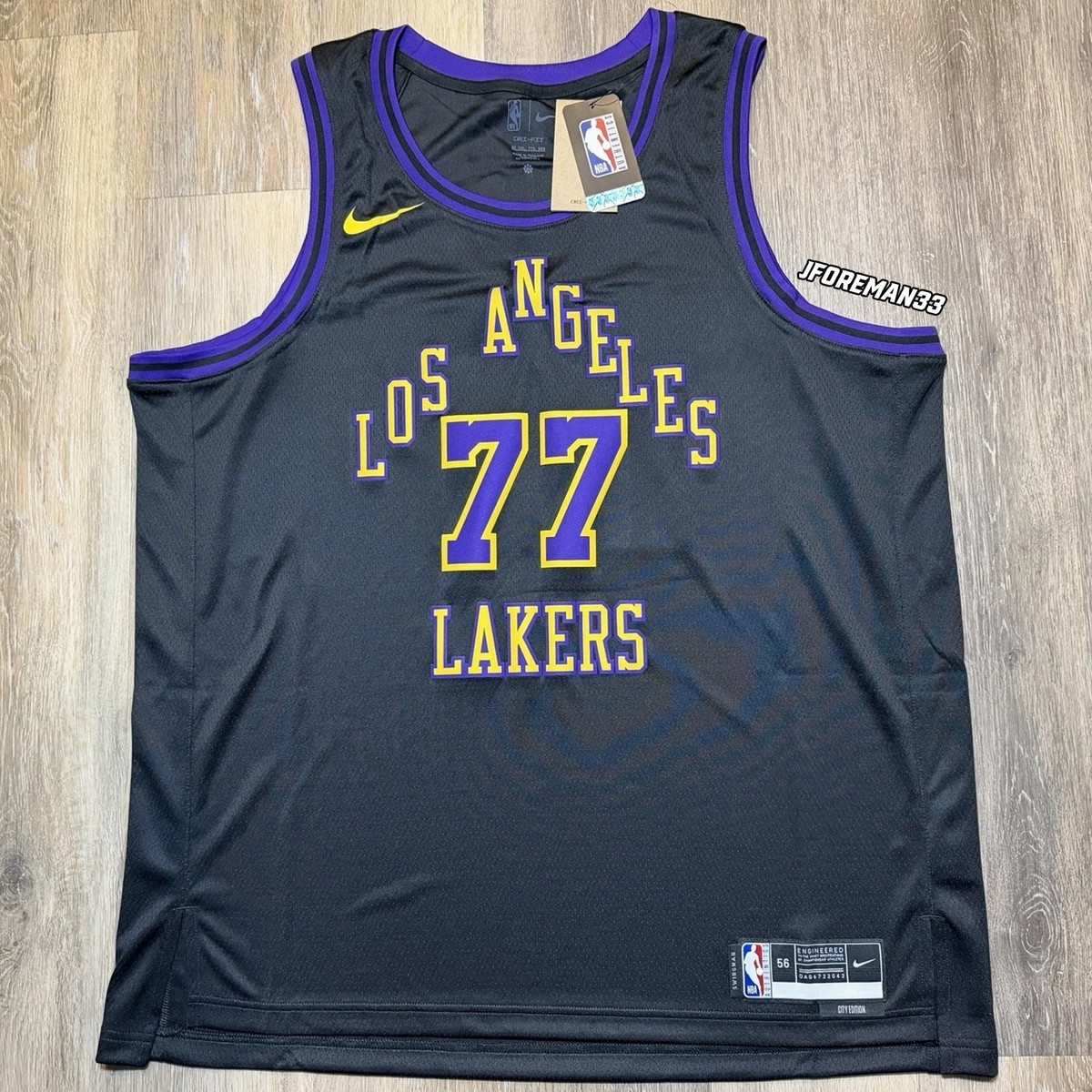 Nike Luka Doncic City Edition Swingman Jersey Los Angeles Lakers