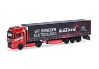 Herpa - Man Tgx Gx 4X2 Mit 3-Achs-PlanenanhäNger Kelpin - 1/87 - HER317771