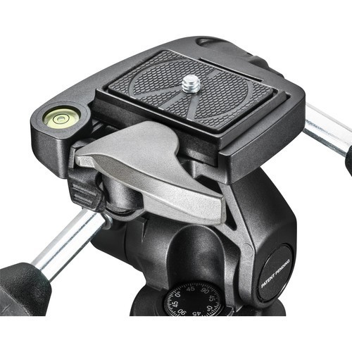 Manfrotto MH804 3-Way, Pan-and-Tilt Head with 200LT-PL Quick Release Plate - Picture 6 of 6