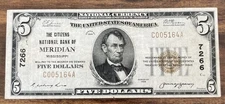 Meridian Mississippi $5 1929