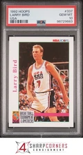 1992 HOOPS USA #337 LARRY BIRD HOF PSA 10