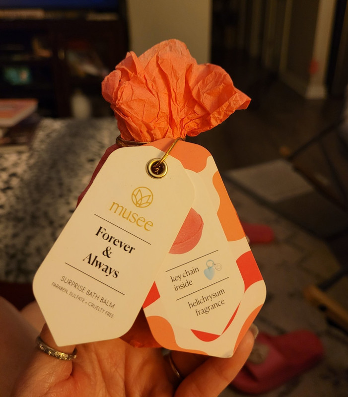 Musee Bath Bomb Helichrysum Scent Orange Paraben-Free Sulfate-Free