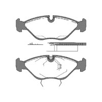 Bremsbelagsatz Scheiben 19,5 Mm Triscan Iam-Expertise FüR U.A. Saab 9000