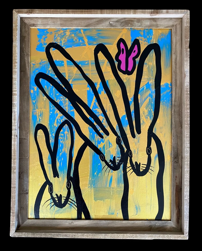 CONEJOS DE CAZA SLONEM GOLD ENMARCADOS Foto 3 de 4