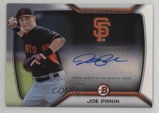 2015 Bowman Sophomore Standouts Auto 6/99 Joe Panik #SSA-JP Auto n1u