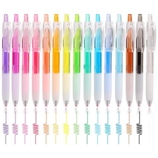 3D Acrylic Gel Pens with 1mm Bullet Tip 15-Color Acrylic Paint Markers for Ro...