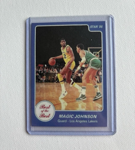 1986 Star Basketball Magic Johnson #8 BGS 8.5