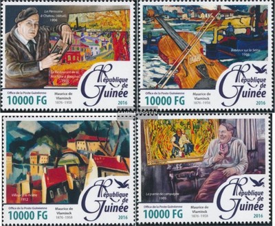 Guinée 2016 – Timbre Maurice De Vlaminck N°11597 Neuf Avec Gomme Originale MNH – Édition Complète Pour Collectionneur