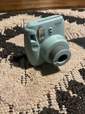 Fujifilm Instax Mini Instant Camera Ice Blue, Barely Used