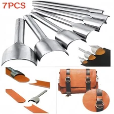 7X Leather Hole Punch Craft Tools Half-Round Cutter Punch for Strap Belt Wallet