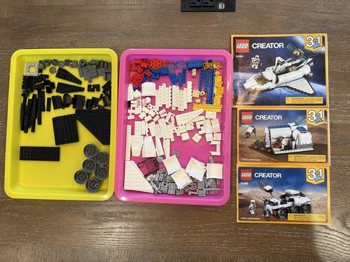 LEGO Creator 31066 Space Shuttle Explorer - 100% Complete w/ Manuals, No Box