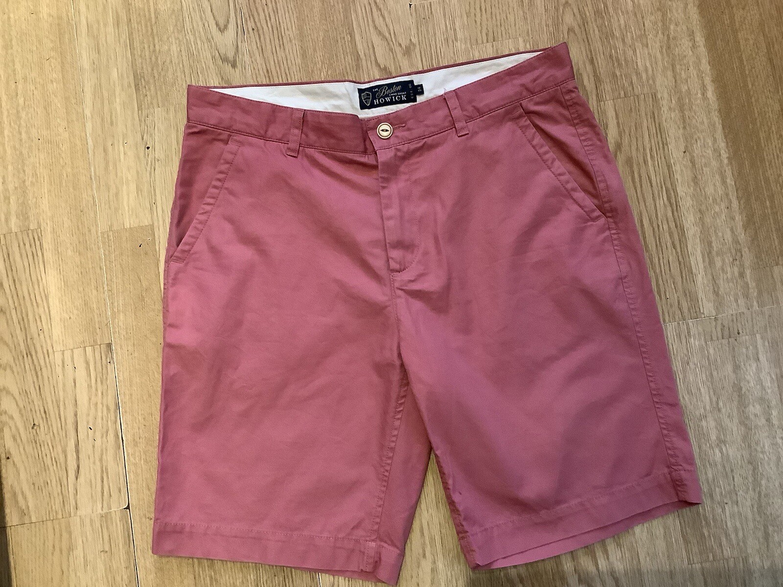Howick. Men’s Coral Chino Shorts Size 34 Waist eBay
