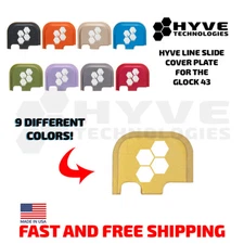 Hyve Technologies Slide Cover Plate for the Glock 43 with Hyve Logo