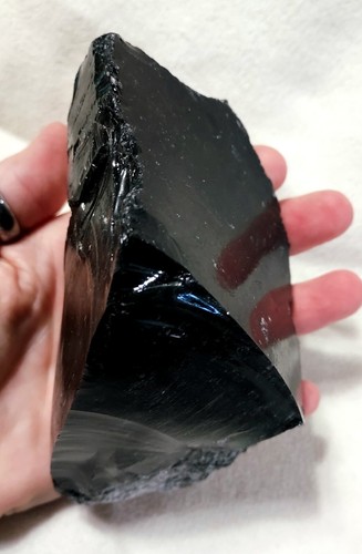 Beautiful 21 Oz Obsidian Stone - Picture 4 of 4