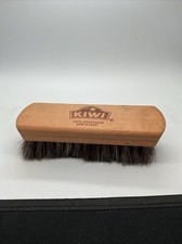 Kiwi - Shoe Shine Polish Brush - 100 Horsehair Ergonomic Natural Wood Handle